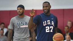 “Only Carmelo Anthony and LeBron James can save Team USA now”: NBA Twitter clamors for Lakers and Blazers superstars to aid Damian Lillard and co following abysmal loss to France