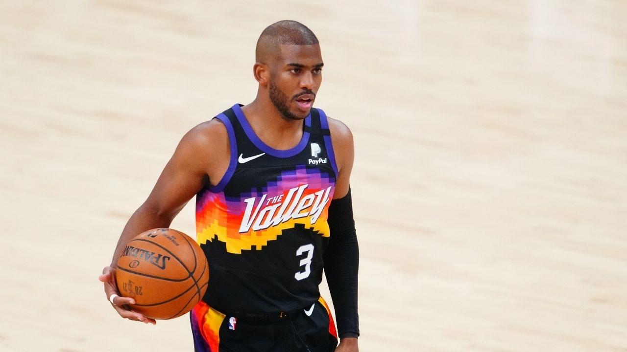 "I'll shoot Chris Paul way up on my all-time leadership list": Skip Bayless promises to increase the Suns veteran's rank in his all-time leadership list if they close out the series against the Bucks