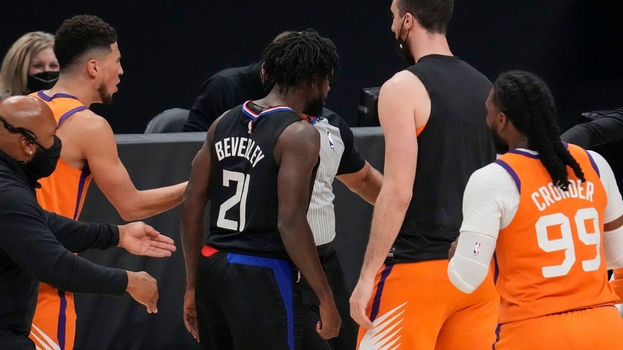 "Chris Paul, emotions got the best of me last night": Patrick Beverley apologizes for unsportsmanlike shove on the Suns star with his back turned, leading to his ejection in Clippers' Game 6 loss