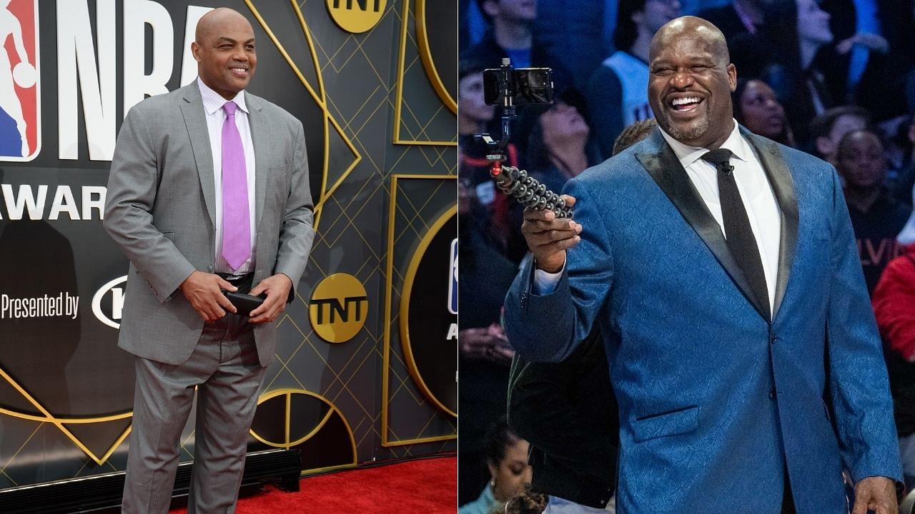 "Shaquille O'Neal bet on Blake Griffin and lost an underwear bet": The Lakers legend appeared on NBA on TNT in his boxers after Kevin Love hit gamewinner vs Clippers in 2012