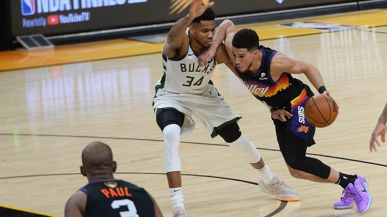 "Devin Booker has a killer will": Skip Bayless takes shots at Giannis, heaps praises of the Suns star owing to his performance in Game 2 of the NBA Finals