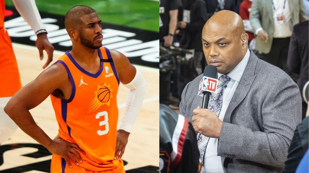 "Never been drunk enough to refuse $45 million": Charles Barkley says Chris Paul would be mad to turn down $45million player option with Suns despite NBA Finals loss