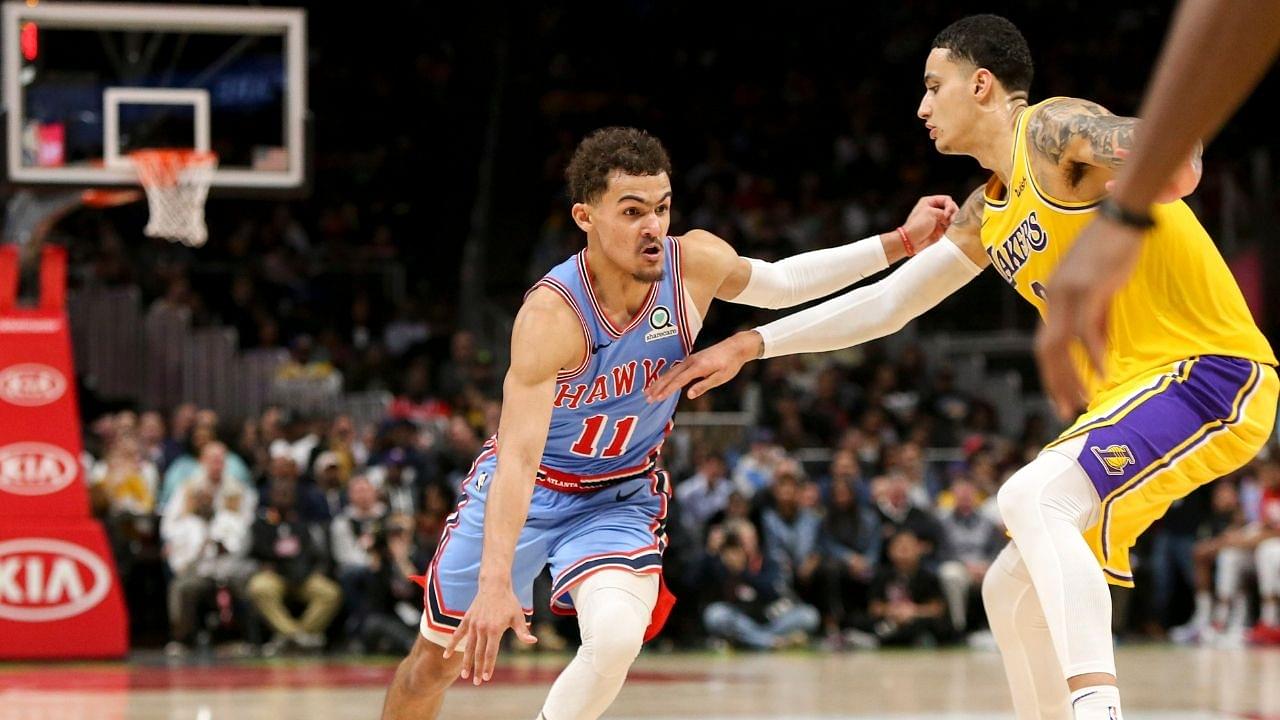 "Kyle Kuzma was a better 3-point shooter than Trae Young in the 2020-21 regular season": The Lakers power forward was more efficient than Ice Trae from beyond the arc