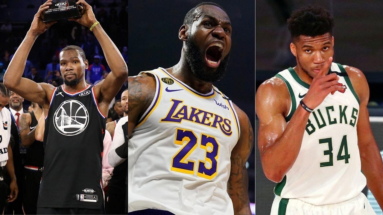 "How is that his girlfriend if 3 other dudes kissing her?": Shannon Sharpe and Skip Bayless debate if LeBron James is still the best player over Giannis Antetokounmpo and Kevin Durant