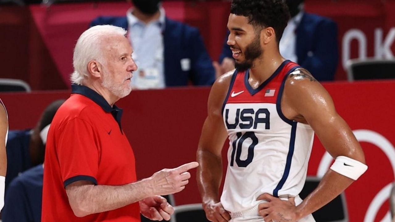 "I told Jayson Tatum to act like he's playing the Spurs cause he scores 90 when he plays us": Gregg Popovich hilariously reveals what he told Team USA forward right before their Olympic matchup against Czech Republic