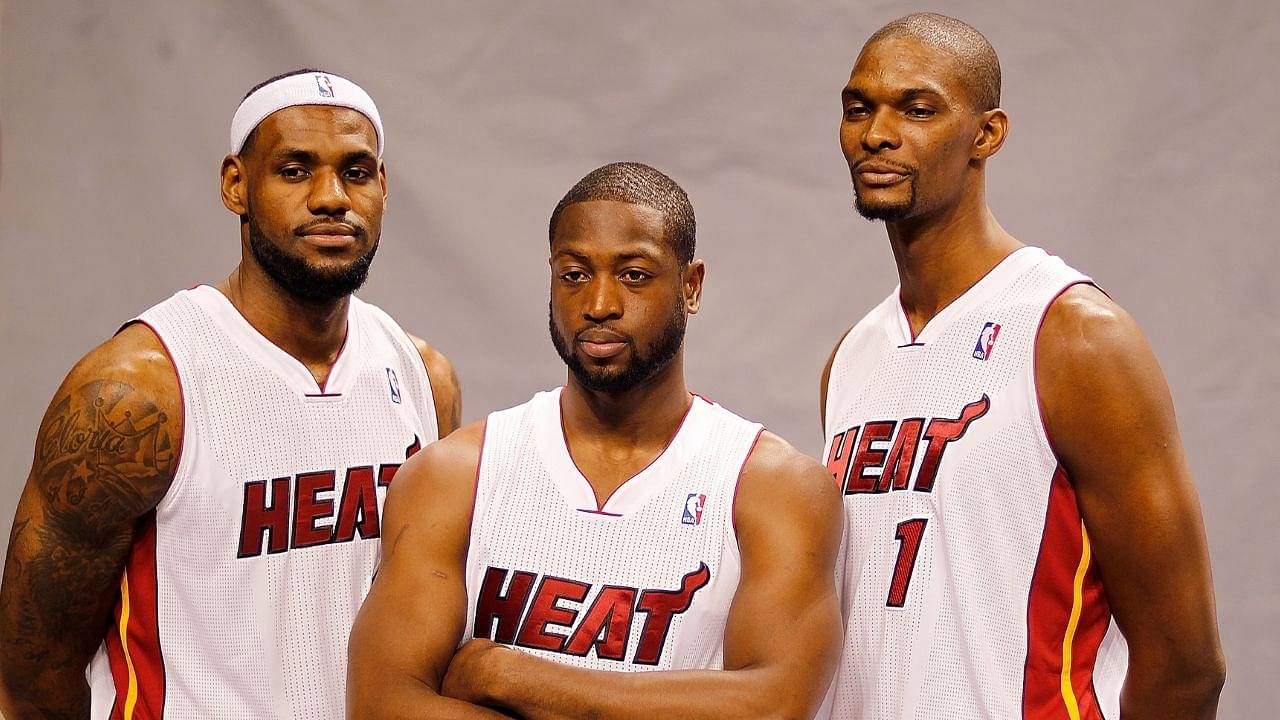 "Chris Bosh had a whole highlight reel of him photobombing LeBron James and Dwyane Wade!": The 2021 Hall of Fame inductees shares some hilarious moments shared with his Heat teammates