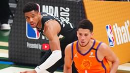 "I hope Devin Booker got his dad, Giannis Antetokounmpo's approval": NBA Twitter ruthlessly roasts Suns star after he shockingly changes his haircut ahead of the Olympics