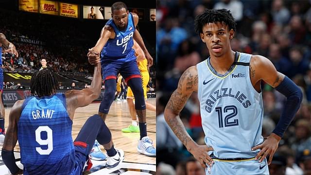 "What's going on with Team USA?": Grizzlies' star JA Morant has a shocked reaction after learning Australia beat Team USA 91-83