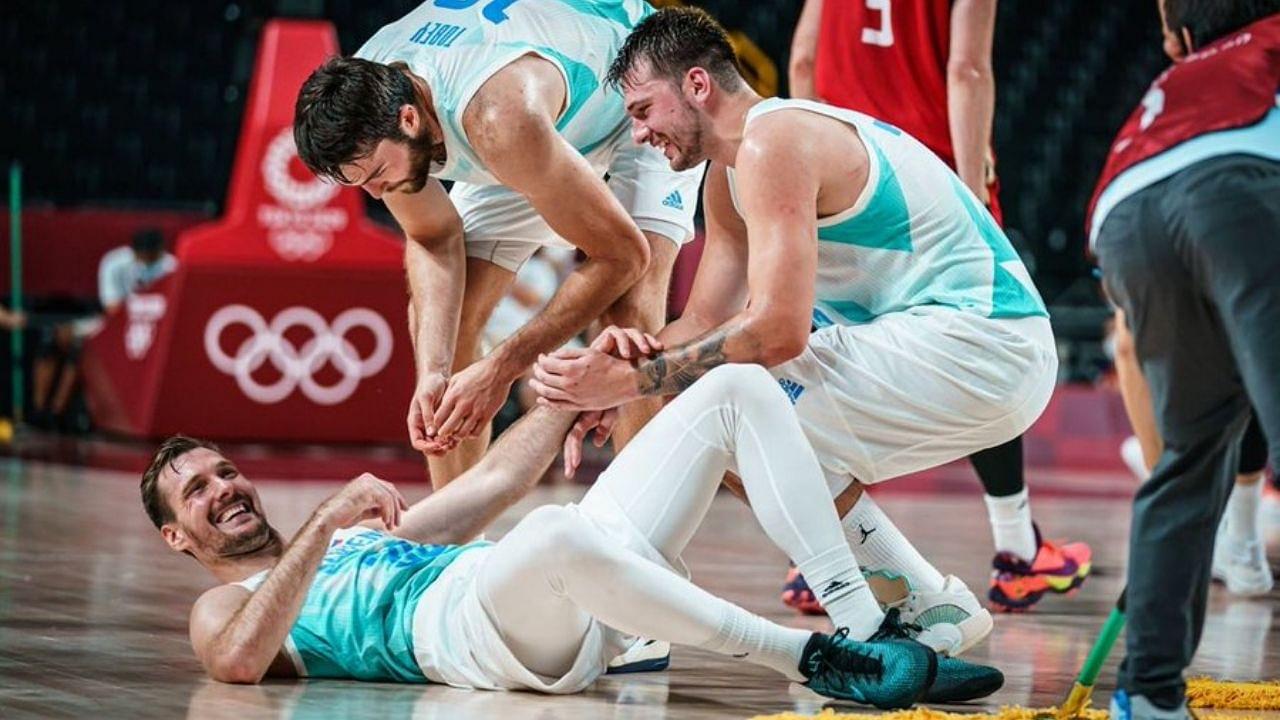 "Luka Doncic led an entire team with YMCA players to the semis": NBA Twitter goes crazy as the Mavericks' MVP leads Slovenia to defeat Germany 94-70 to enter the semis at Tokyo 2020