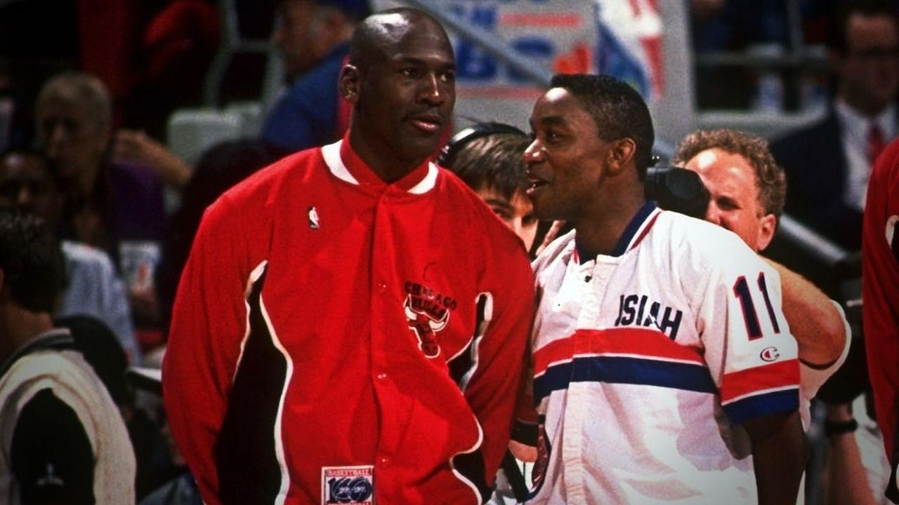 “Isiah Thomas and co didn’t have to shake our hands to know we whipped their a**”: Michael Jordan expected the Pistons to walk off following the Bulls sweep in 1991