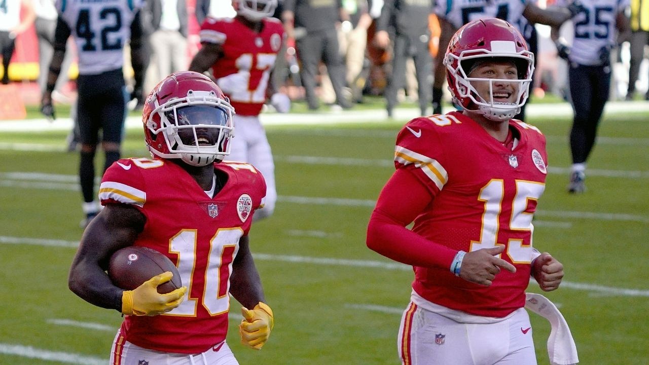 Tyreek Hill debuts his new podcast by throwing shade at Patrick Mahomes,  Chiefs