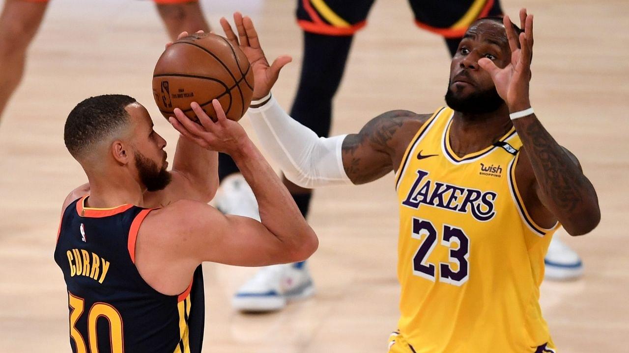 "LeBron James is so afraid of Stephen Curry, he assembled Team USA 2.0": Notorious Warriors superfan trolled by NBA fans for his asinine take regarding Lakers superstar