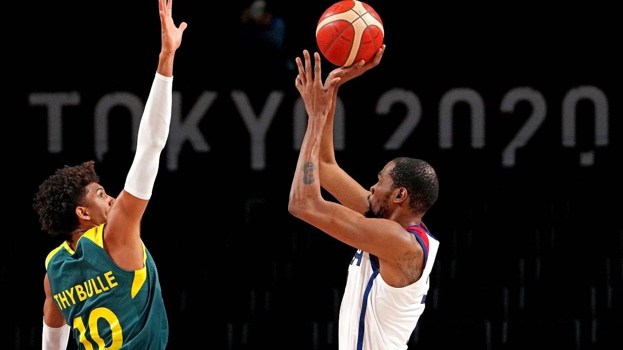 "If Rudy Gobert plays Joe Ingles for Olympics gold, 'Pure hooper' Twitter would melt down": NBA fans react to Patty Mills' Australia subduing Kevin Durant's Team USA in the first half at Tokyo 2020