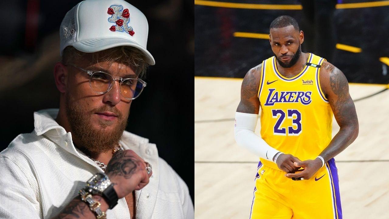 “The Jake Paul fight is entertaining as hell!”: LeBron James and Kendrick Perkins take to Twitter to show their excitement for the Paul-Woodley fight