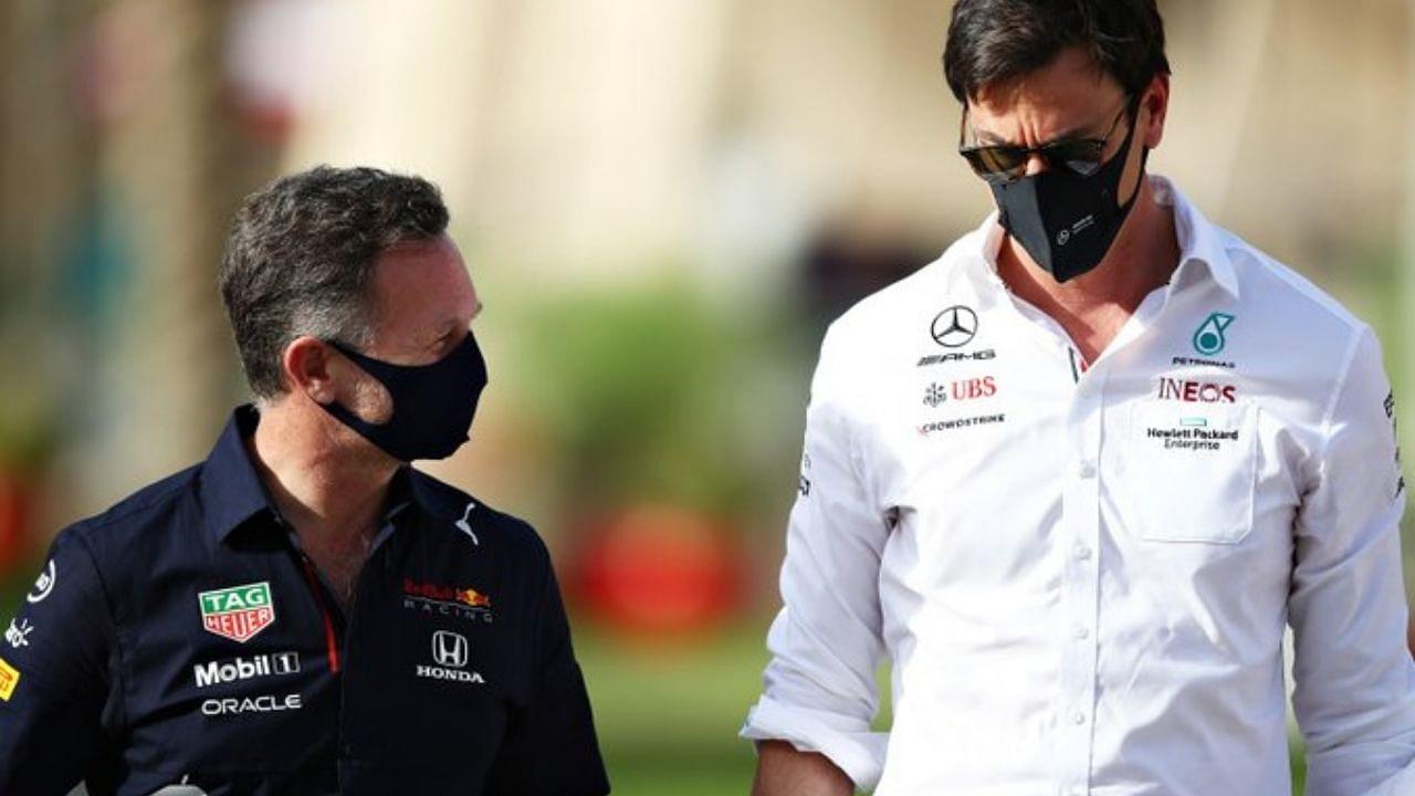 "Is he going to pay the bill?" - Christian Horner lays into Toto Wolff for Valtteri Bottas's crash on both Red Bulls
