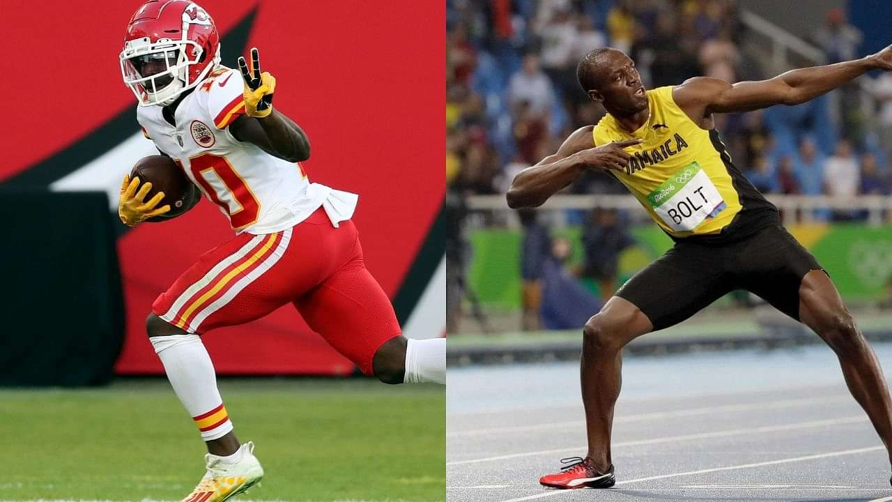 Usain Bolt thinks Chiefs' Tyreek Hill is 'probably scared' to