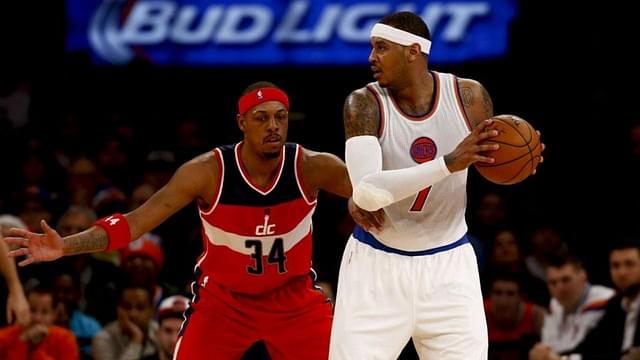 "Carmelo Anthony is not a fun assignment on defense": Paul Pierce describes how Melo could be tougher than Kobe Bryant or LeBron James to guard