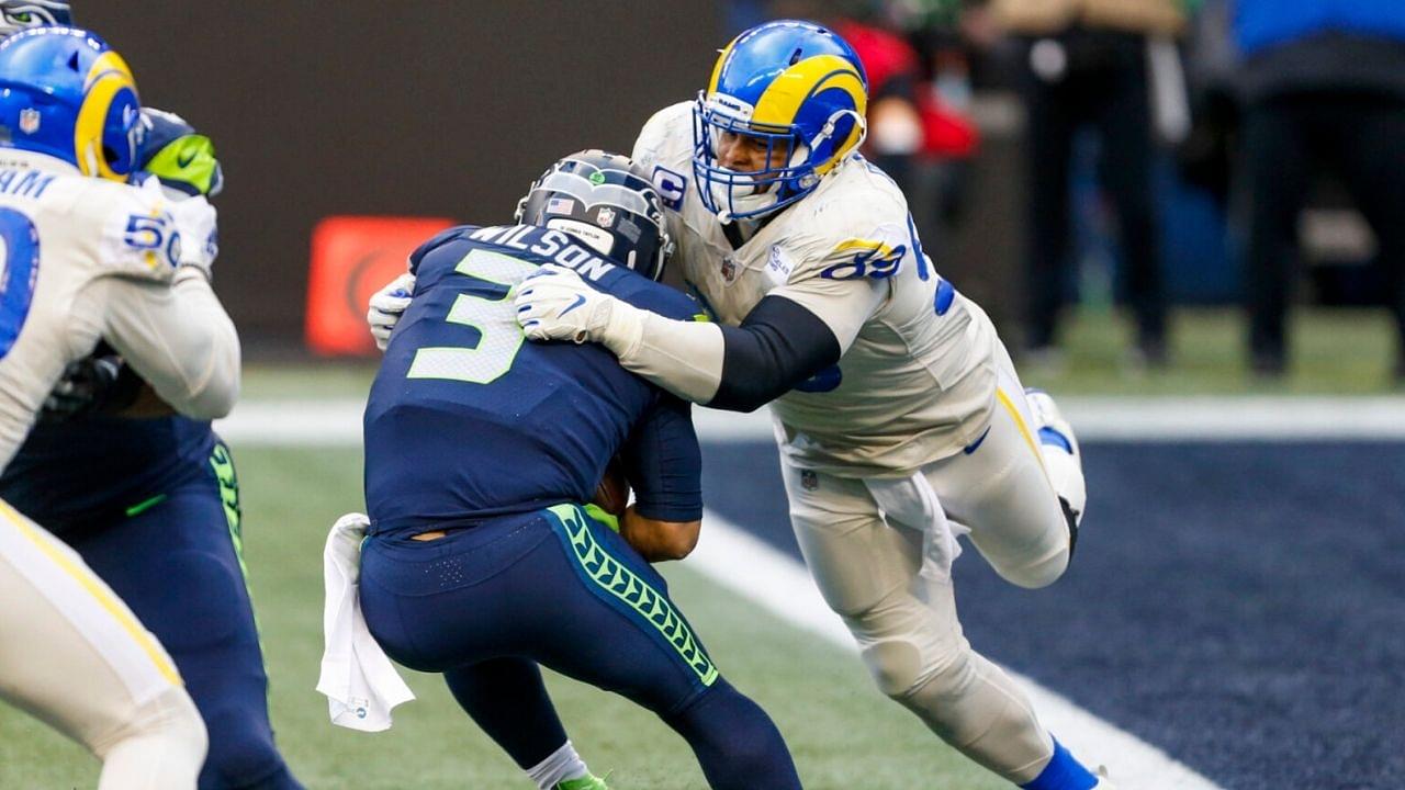 "Let's Send These B*tches Home!": When Aaron Donald Rallied the Rams to Playoff Victory Vs. the Seahawks By Taking Shots At Russell Wilson and DK Metcalf