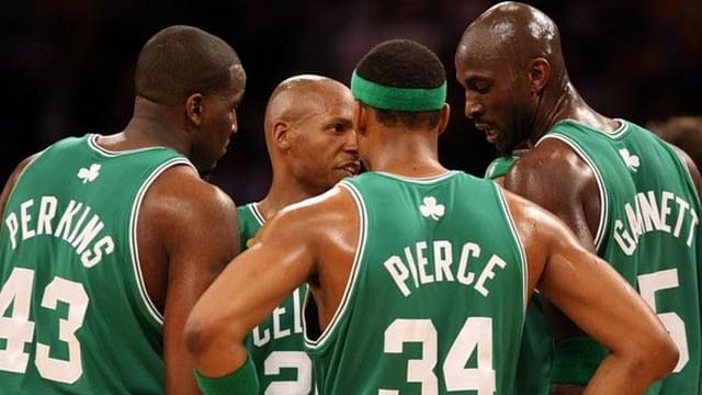 "Kevin Garnett really cropped Ray Allen out of his IG story, damn!": The Big-ticket keeps the 9-year-old Celtics beef going with his shocking social media activity