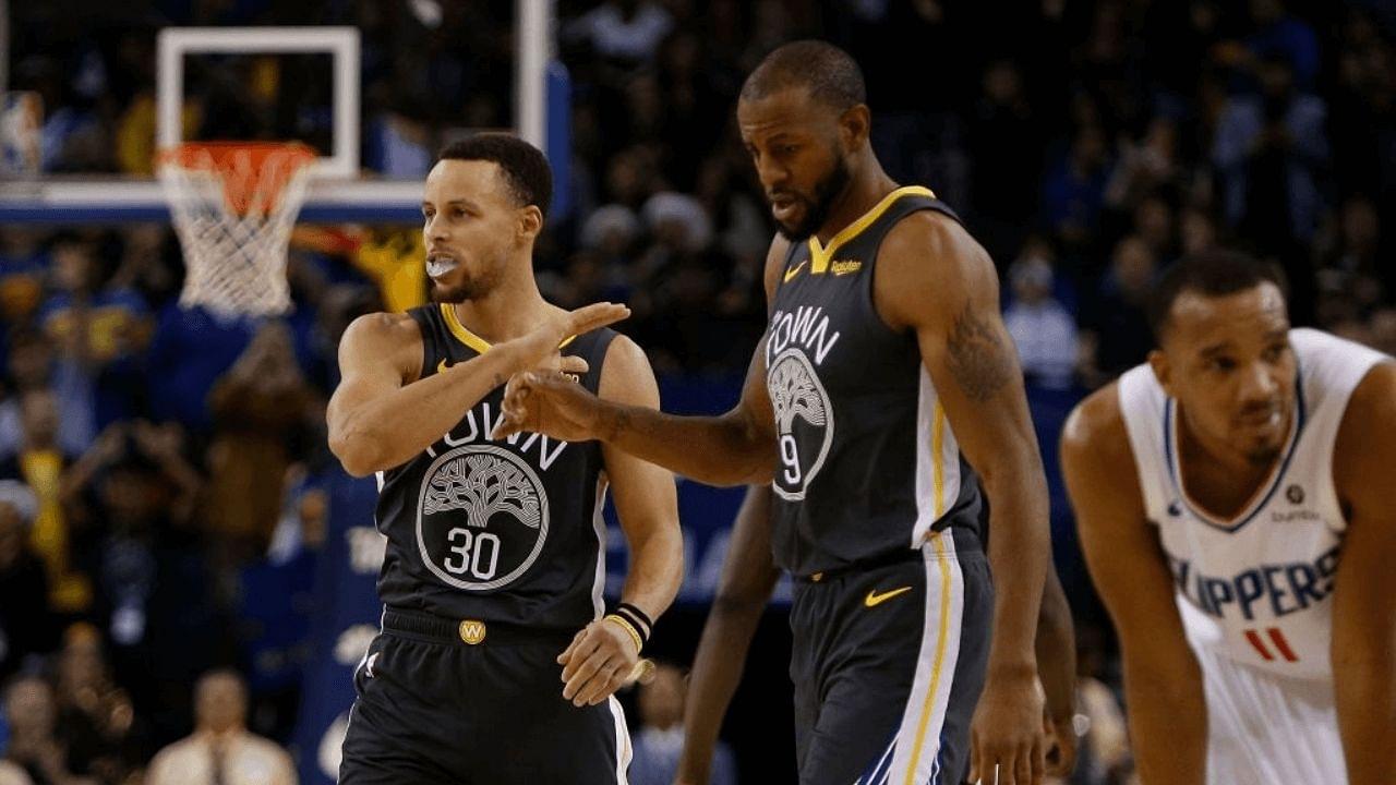 "You can just maul Stephen Curry and the referres won't call a thing": Andre Iguodala explains why he'd guard the Warriors' superstar over Allen Iverson in a refereed game