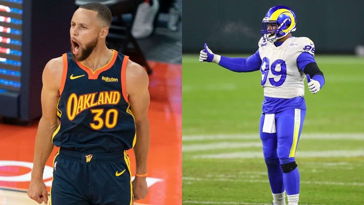 Aaron Donald Was Given The Steph Curry Treatment: When Los Angeles Star  Was Quadruple Teamed By Miami Dolphins, Gaining Warriors Star Like  Attention - The SportsRush