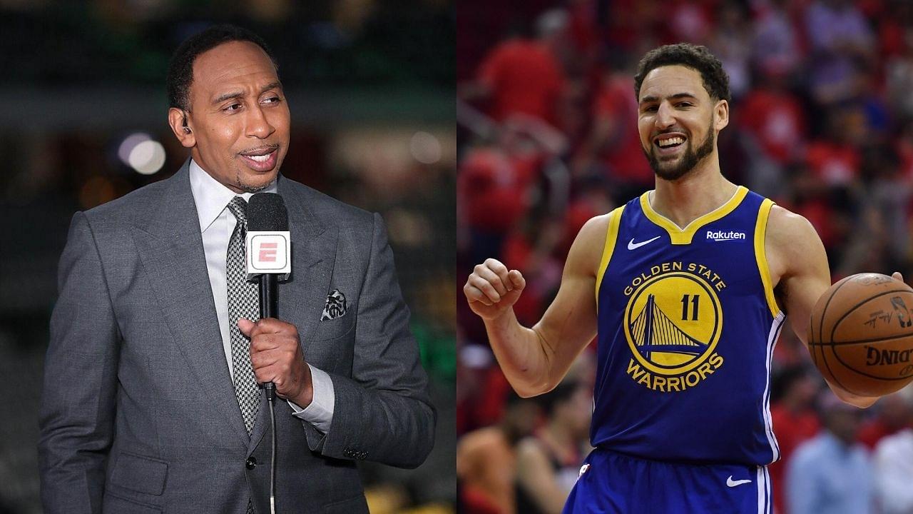 "I'm so sick of how little love Klay Thompson gets!": Stephen A Smith passionately explains why the Warriors star is easily a top-5 shooter ever