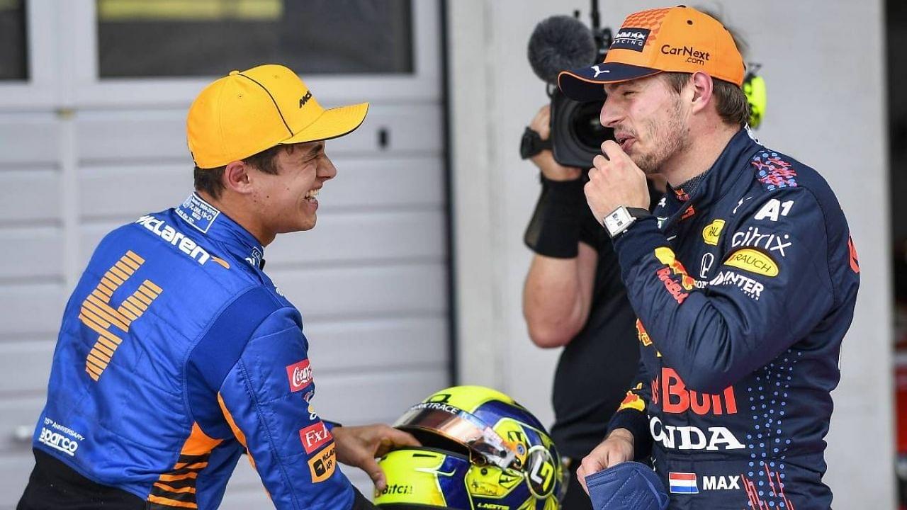 "Great race mate unbelievable drive"– Lando Norris congratulates Max Verstappen for his "tough win" in Belgian GP