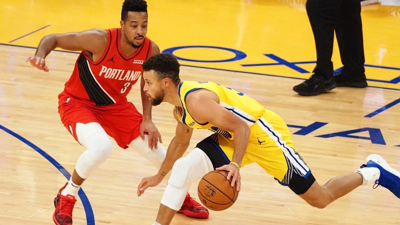 CJ McCollum's take on Steph Curry's historic Warriors contract