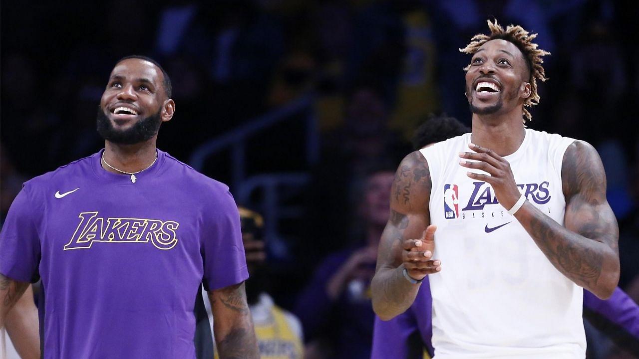 "You can tell LeBron James, that boy got some money!": Dwight Howard reveals LBJ's superstar privileges' as he gives us a tour inside the Lakers' locker room
