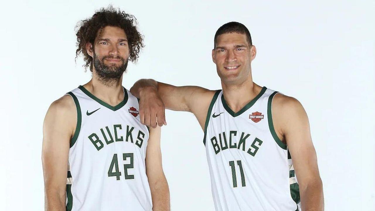 “Been congratulated way too many times on winning a championship”: Robin Lopez hilariously talks about how Bucks fans confuse him with his identical brother, Brook Lopez