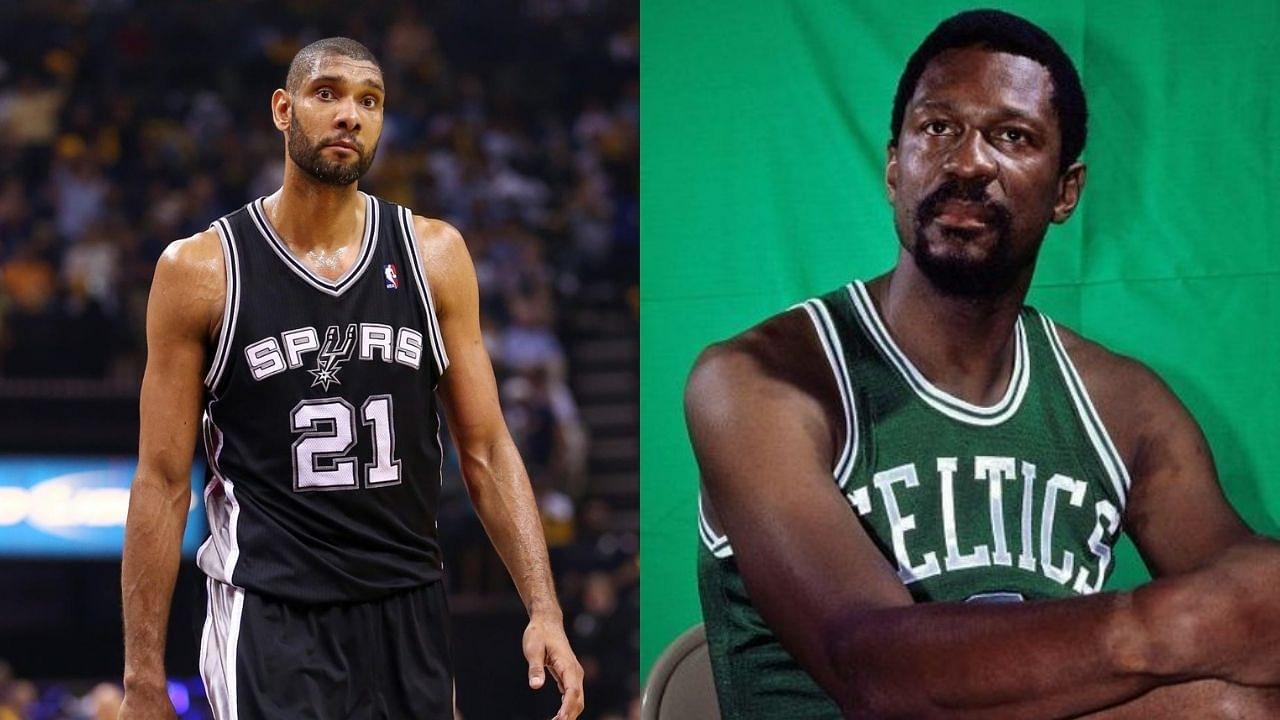 “Tim Duncan is my favorite player and I would want him at my funeral”: When Bill Russell gave the Spurs legend a perfect analogy on how he views him