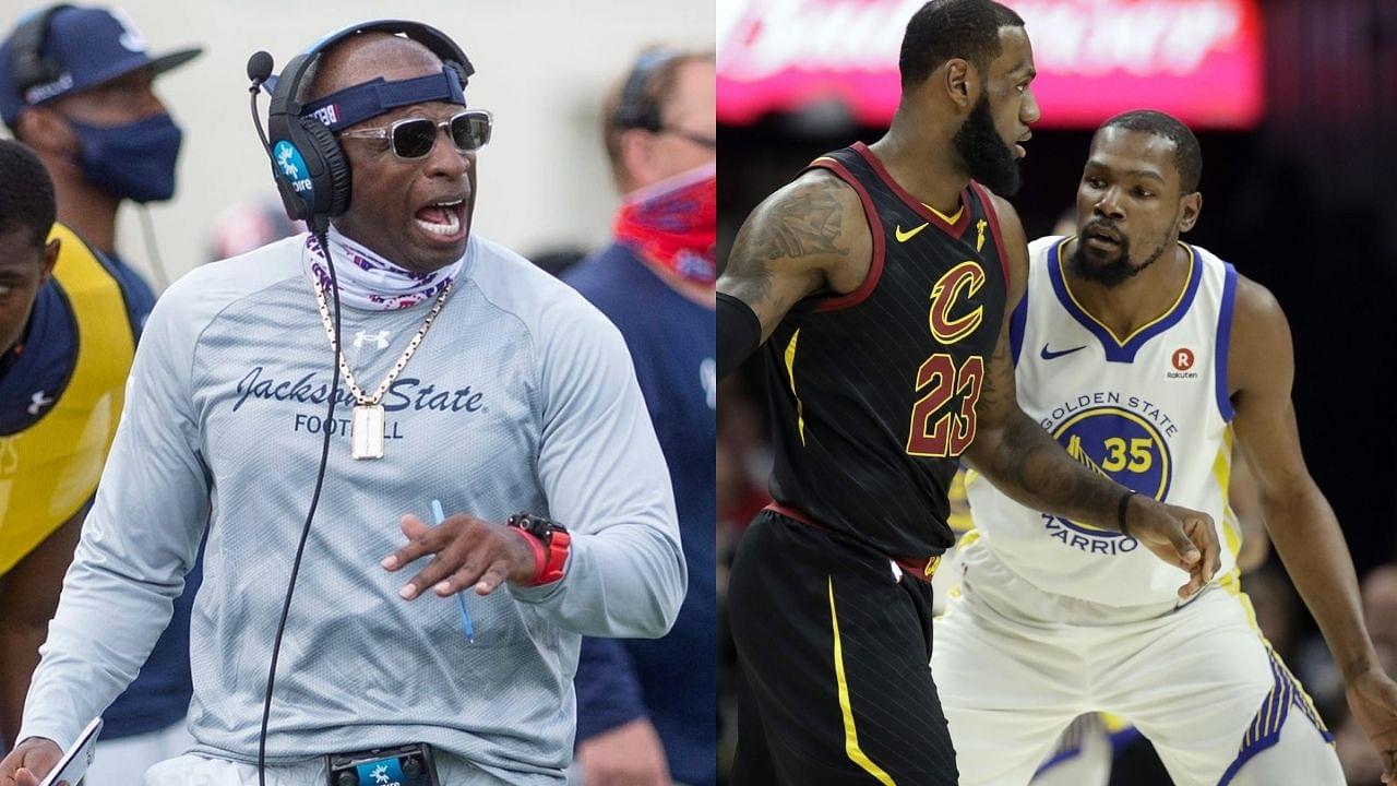 "LeBron James Could Play in the NFL, But Kevin Durant is Too Slim": Deion Sanders Doesn't Believe Nets Star Could Shine in Pro Football Like the 'The King'