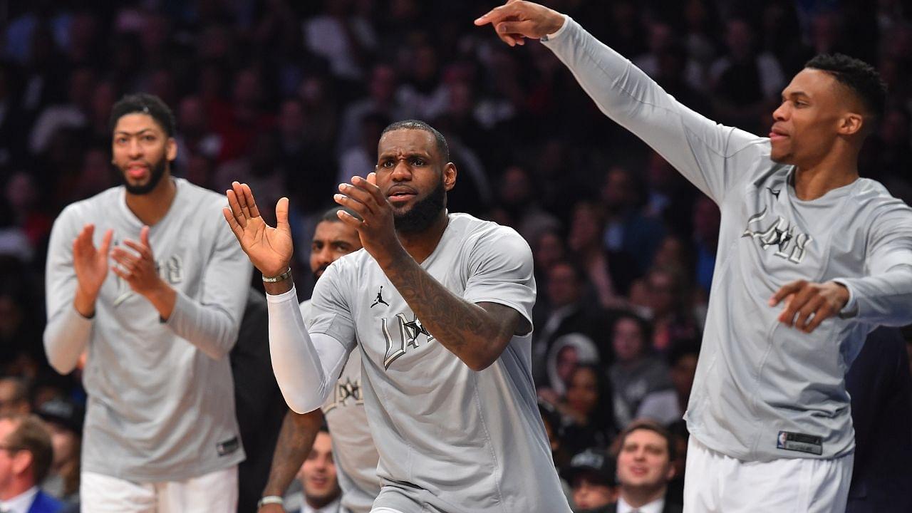 "Year 19 right around the corner!": LeBron James hypes up his 4th Lakers season alongside Russell Westbrook and Carmelo Anthony as he approaches his 37th birthday