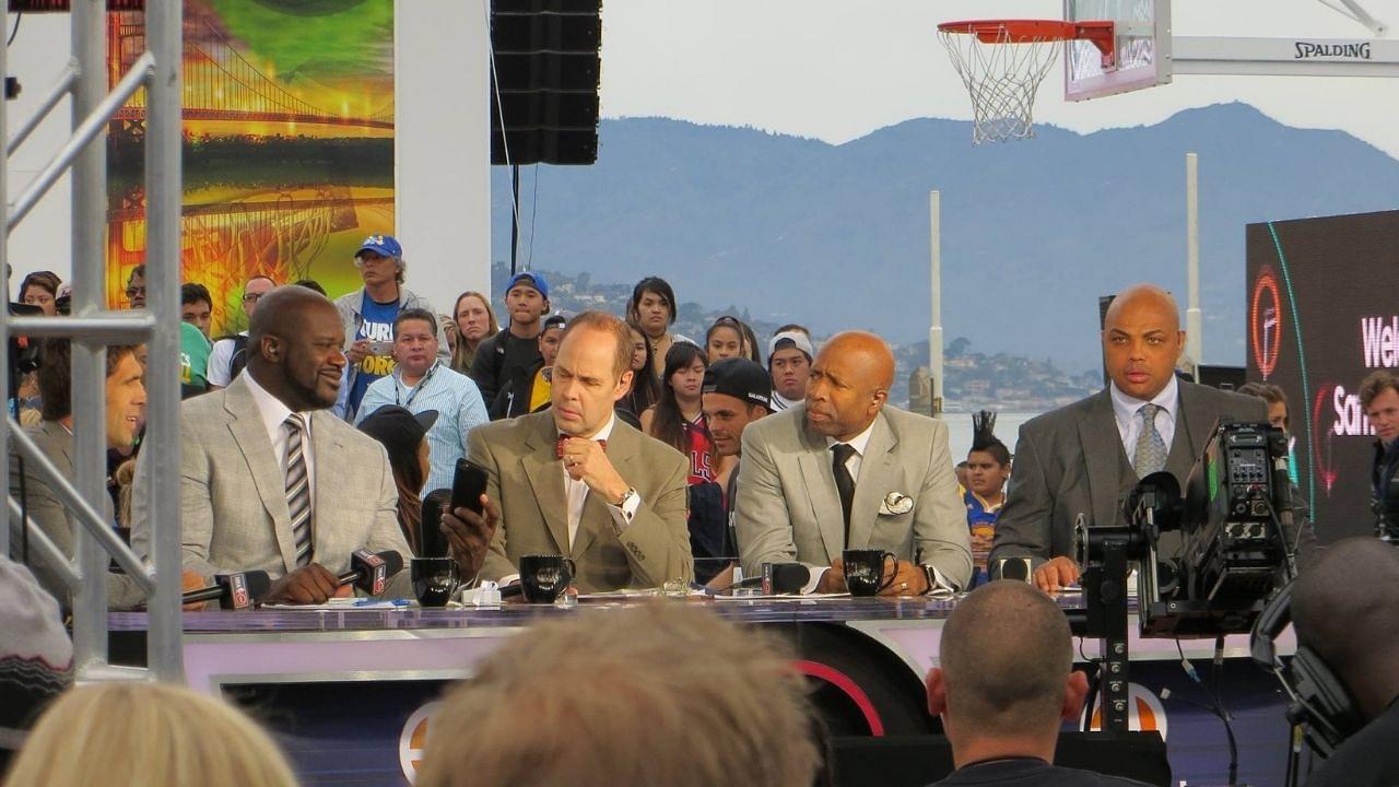 "Shaquille O'Neal didn't have a single 50-point game": Ernie Johnson hilariously trolls the Lakers legend to the delight of Charles Barkley and Dominique Wilkins