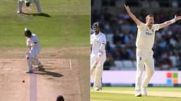 Pujara out today video: Cheteshwar Pujara shoulders arms to leave an incoming delivery from Ollie Robinson in Leeds Test