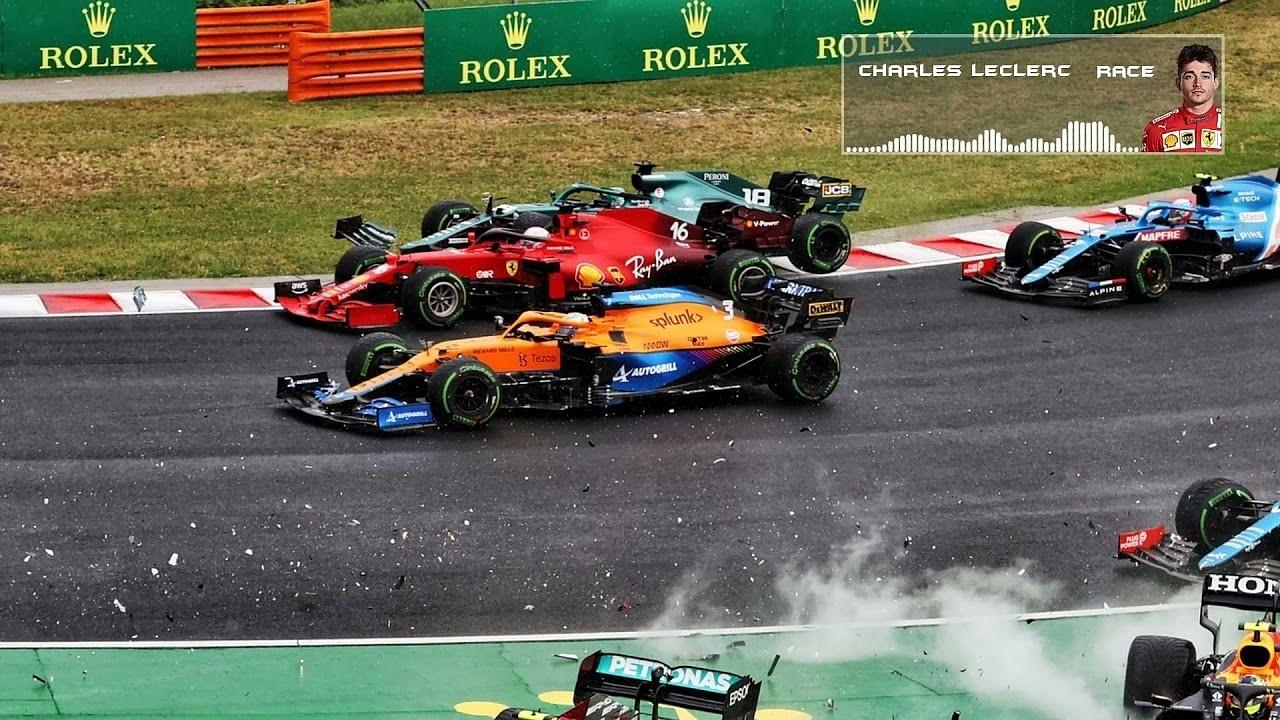 "It was quite unrealistic for him to try anything there"– Charles Leclerc on Lance Stroll sandwiching him in turn 1 accident
