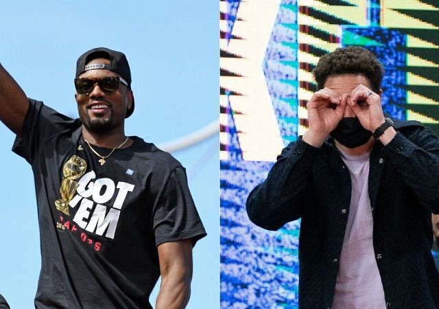 "Serge Ibaka said these questions would be strictly basketball-related!": Klay Thompson coyly reveals his relationship status on 'How Hungry are You' with Ibaka