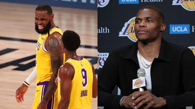 “Russell Westbrook and Rajon Rondo couldn’t stop trash-talking each other”: LeBron James’ newest Lakers teammates jawed at one another during the 2020 NBA Playoffs