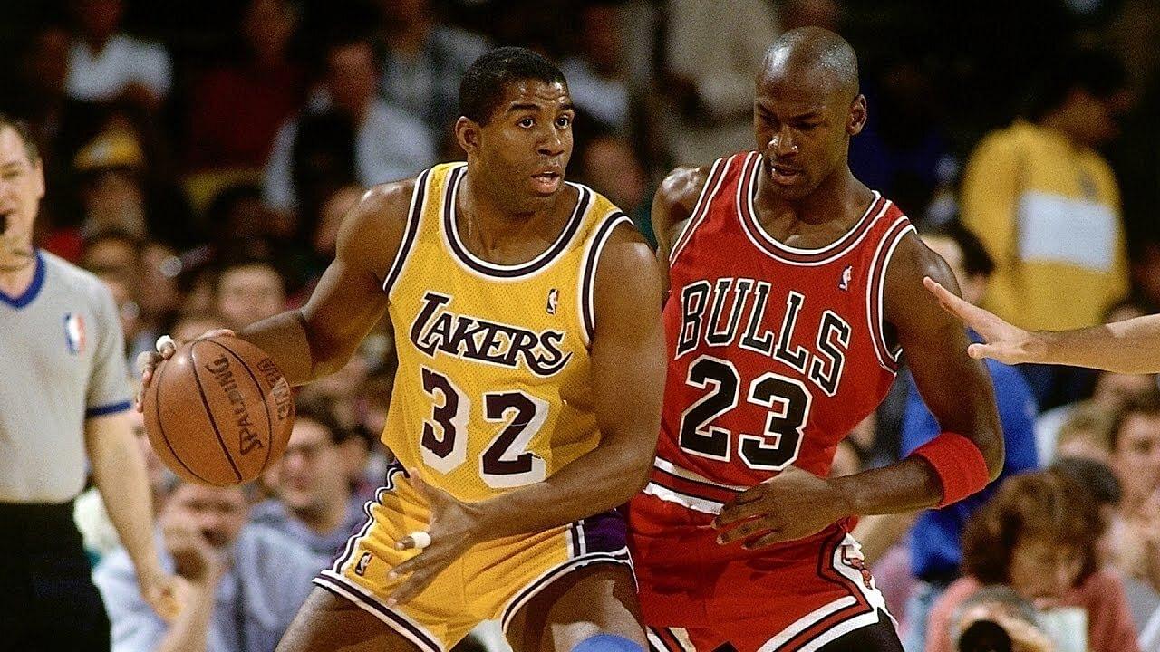 "Hey Magic Johnson, you want to win this?": A competitive Michael Jordan called out Lakers legend for his casual demeanor during a charity game