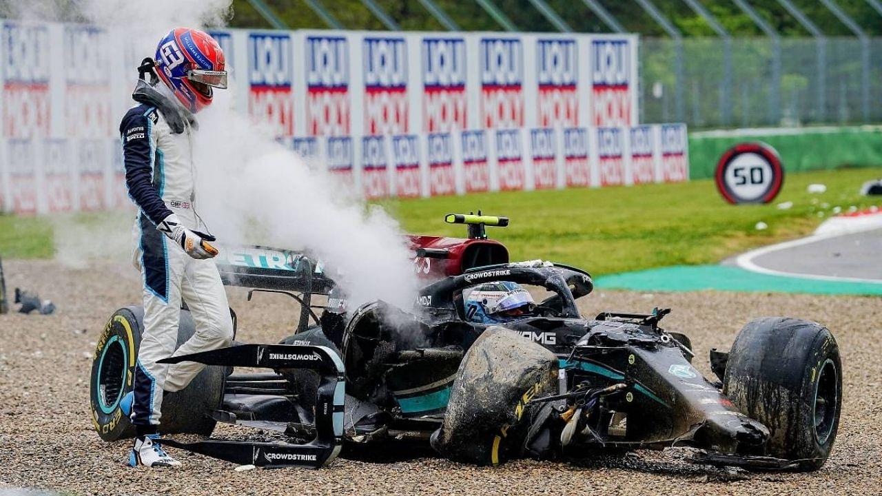 "I can laugh about it now"– Valtteri Bottas finds funny side to Imola crash with George Russell