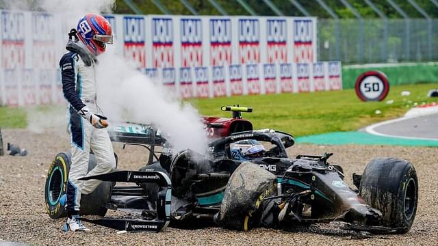 "I can laugh about it now"– Valtteri Bottas finds funny side to Imola crash with George Russell