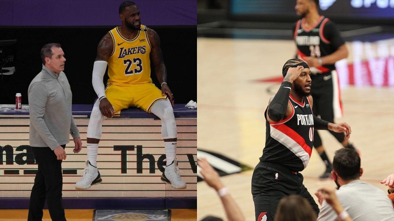 “Carmelo Anthony found out he was a Laker while working out”: Former Damian Lillard teammate knocked down 19 straight 3s as he got the call to team up with LeBron James