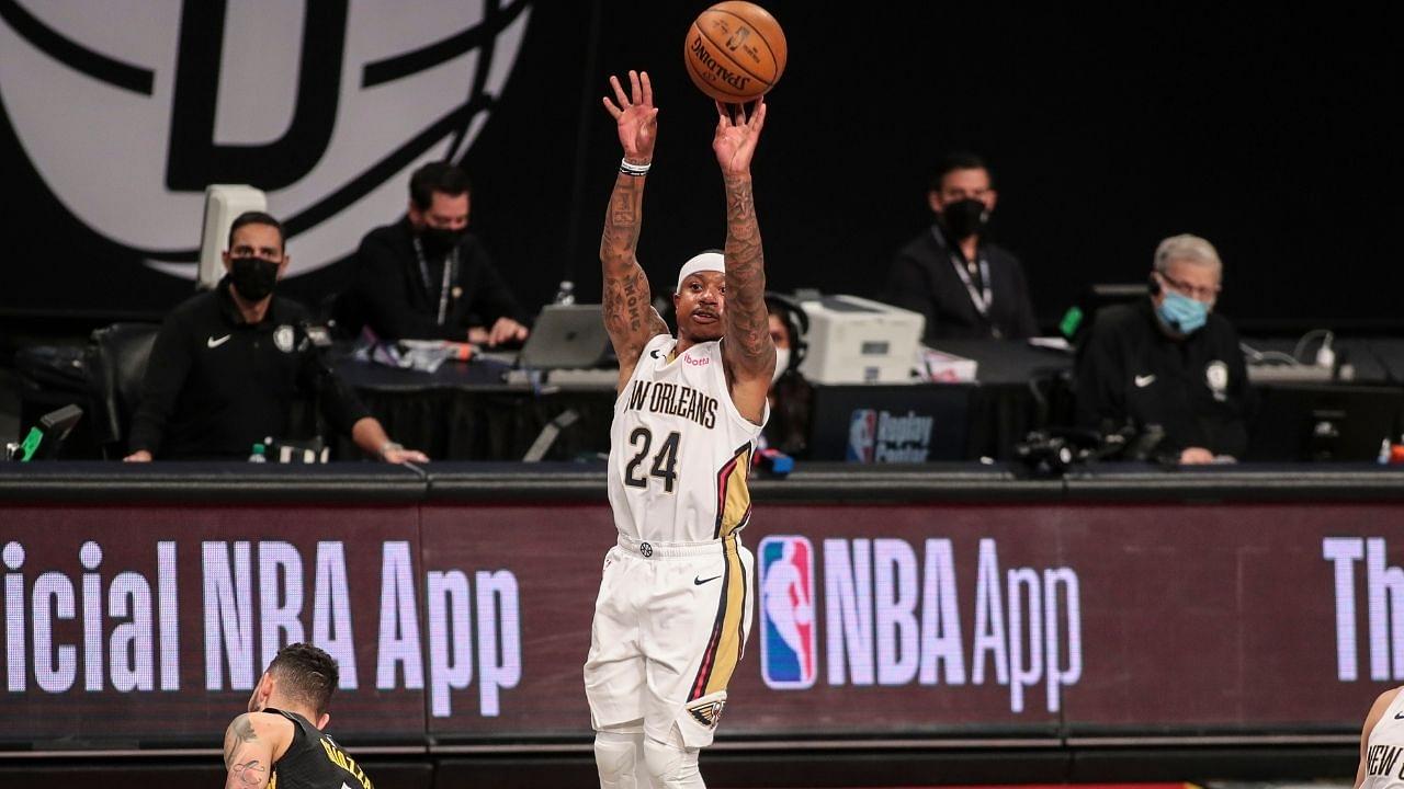 "Isaiah Thomas really wore a pair of Kobe Bryant shoes and dropped 81 points": NBA Fans erupt as the former Boston Celtics star explodes for a 81-point performance in a Pro-Am Game