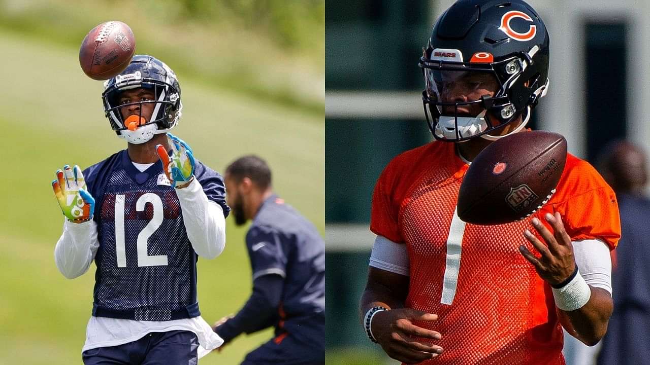 Chicago Bears rookie QB Justin Fields impresses in first minicamp