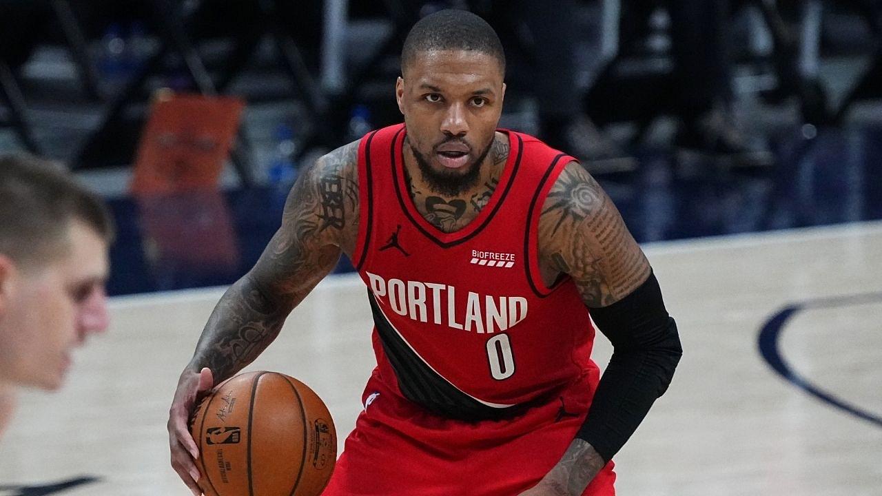 "But why did Damian Lillard have to make it Black and Red?!": Blazers star's newest collaboration with Shaquille O'Neal could be the biggest indication to where his future lies