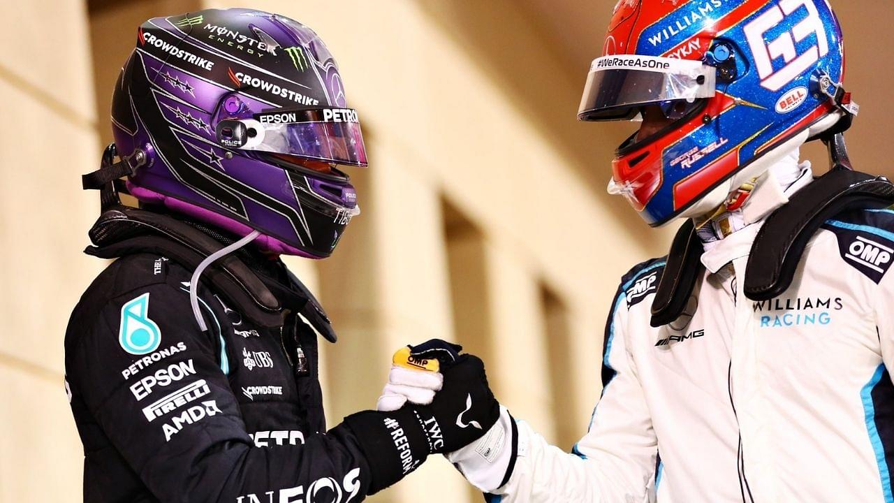 "I remember meeting him when he was young"– Lewis Hamilton welcomes George Russell to Mercedes