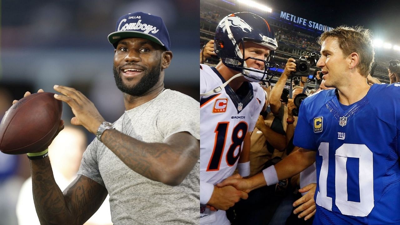 LeBron James Joins the Manning Bros on 'MNF' 