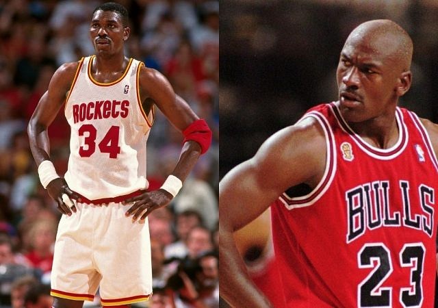 “Michael Jordan blocked Hakeem Olajuwon 3 times in the same game”: How the former Bulls DPOY locked up the Rockets legend in 1991
