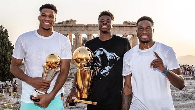 "Giannis Antetokounmpo had to buy a ticket to get into the Acropolis! ": The Greek Freak pays a visit to cultural heritage accompanied by his family