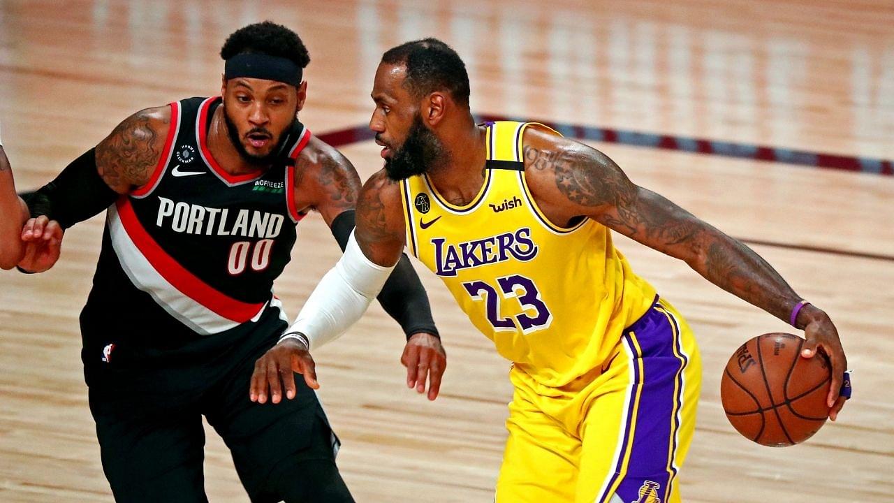 "LeBron James should be thanking God for Carmelo Anthony!": Stephen A Smith makes an insanely bold prediction about how the former Blazers star will do in a Lakers jersey